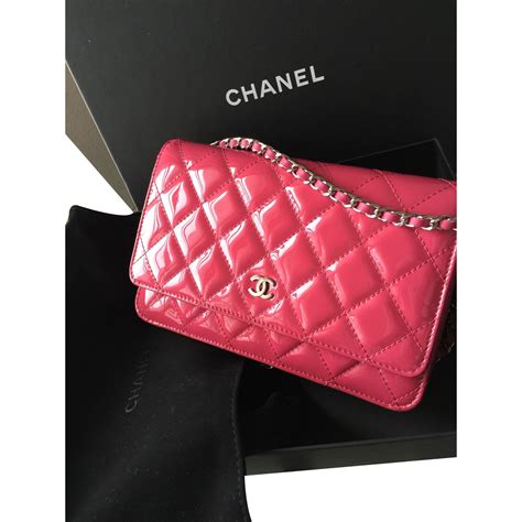 chanel wallet with pink lining|Chanel wallet on chain pink.